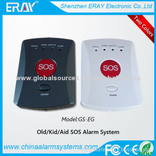 Wireless GSM auto dialer alarm personal alert safety system with two-way intercom
